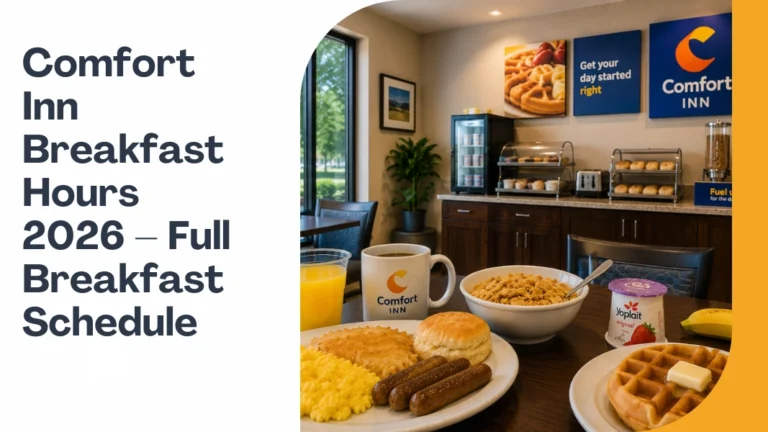 Comfort Inn Breakfast Hours