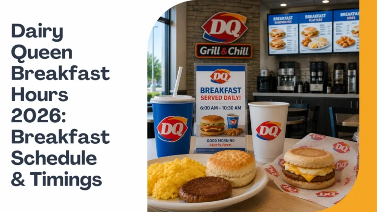 Dairy Queen Breakfast Hours