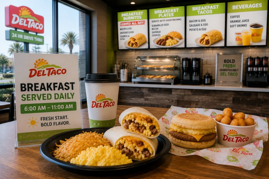Del Taco Breakfast Hours