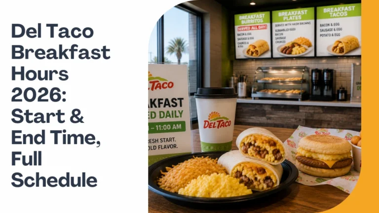 Del Taco Breakfast Hours