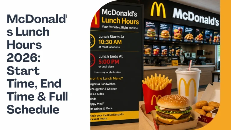McDonald's Lunch Hours