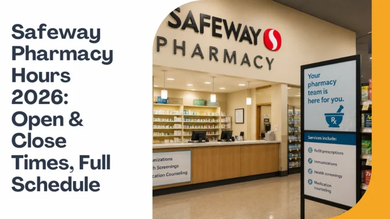 Safeway Pharmacy Hours