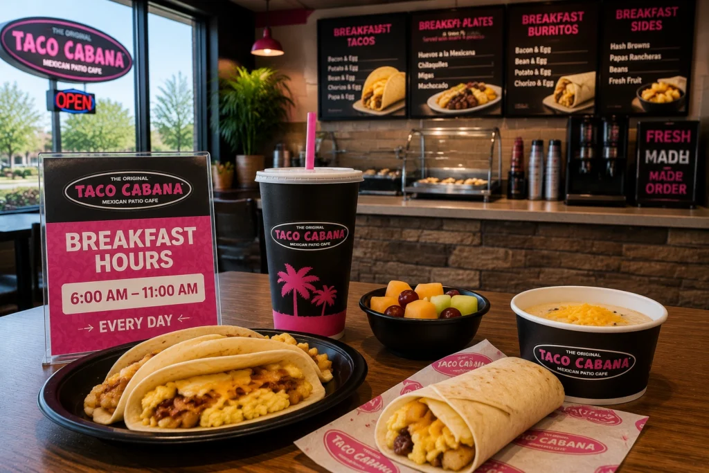Taco Cabana Breakfast Hours