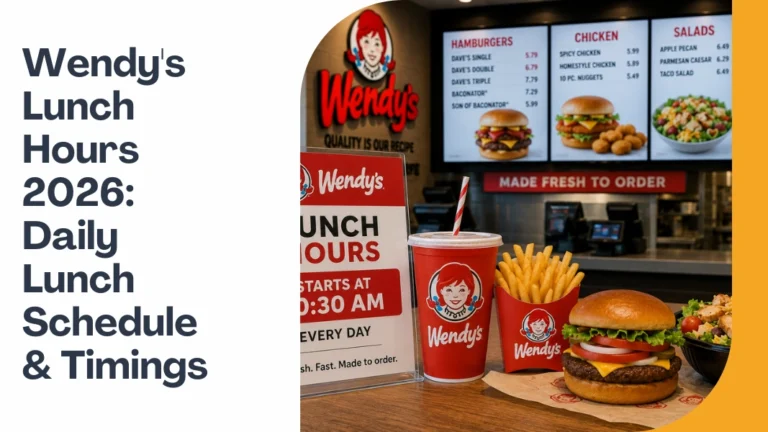 Wendy’s Lunch Hours