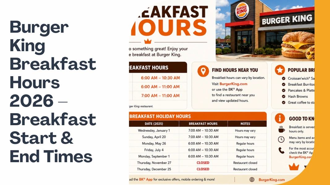 Burger King Breakfast Hours