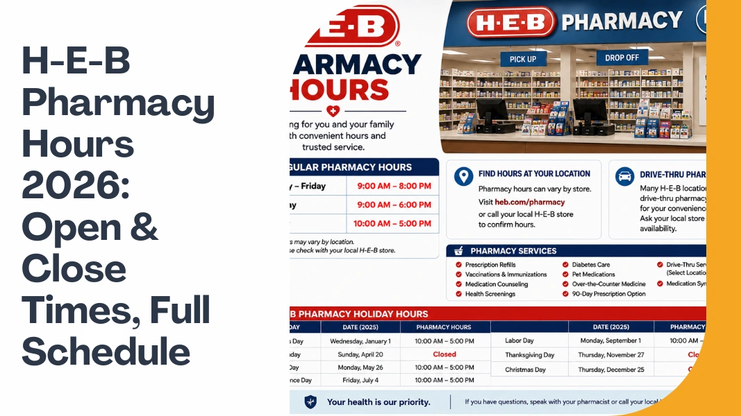 H-E-B Pharmacy Hours