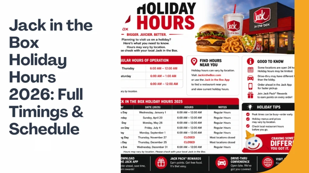 Jack in the Box Holiday Hours