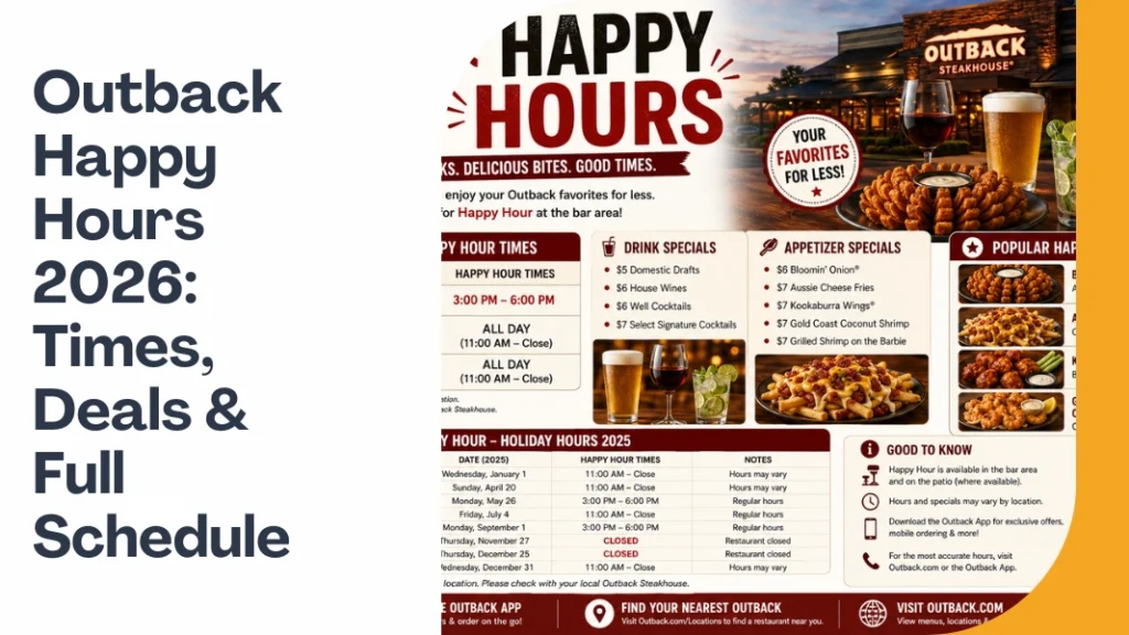 Outback Happy Hours