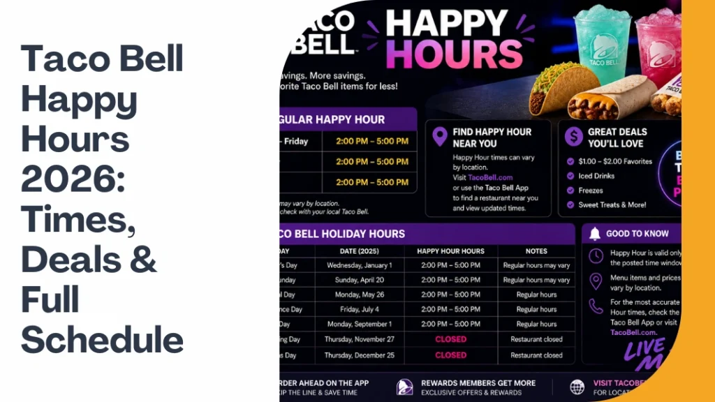 Taco Bell Happy Hours