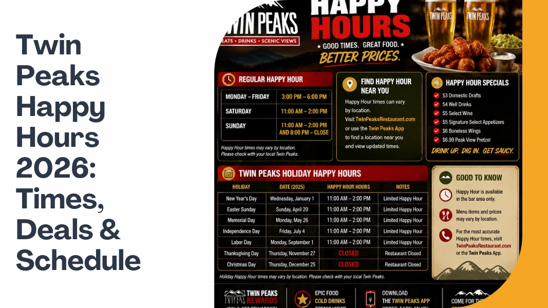 Twin Peaks Happy Hours
