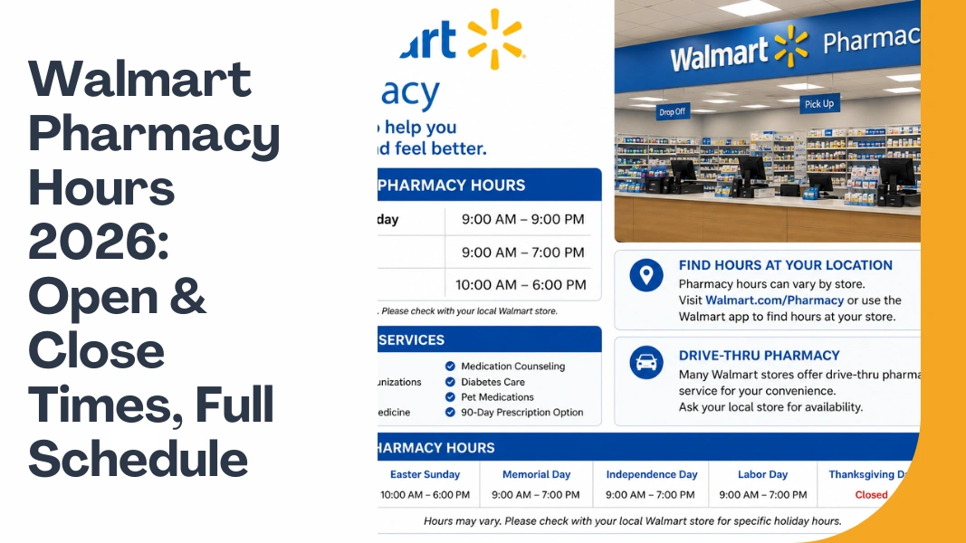 Walmart Pharmacy Hours