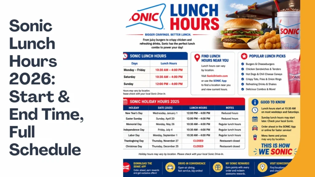 sonic holiday hours